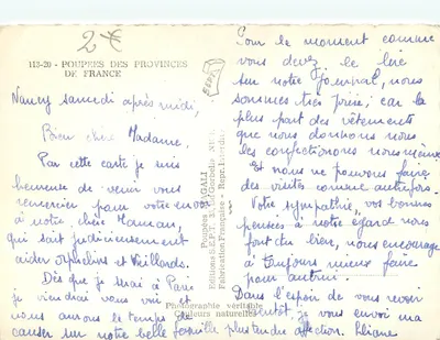 Brinquedos das Províncias da França — 113-20 — Éditions S.E.P.T. 33, Ed. Gorbelia NIK E — Verso