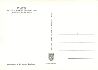 Zamek w Angers — Ogrody — Wydawnictwo Greff — Rewers
