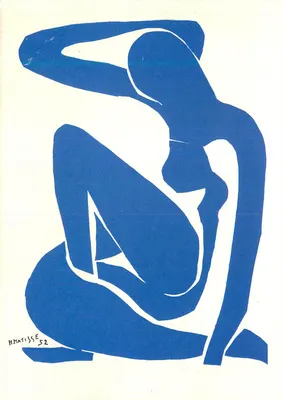 Nu azul — Henri Matisse — NOUVELLES IMAGES editores / CP 26