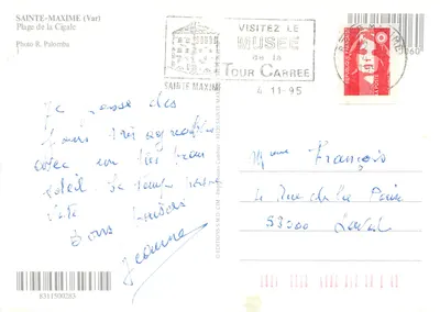 Pływańce Cigale — Sainte-Maxime — Wydawnictwo S.M.D. CIM — Rewers