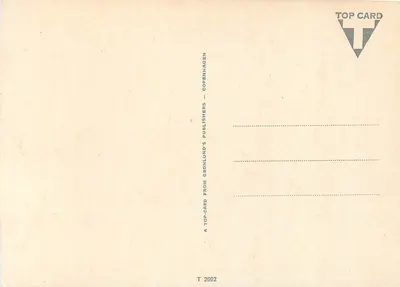 Eggeskov - Dinamarca — castelo cercado de água e jardins — Top Card — Verso