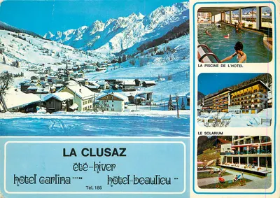 La Clusaz — inverno — Éditions Ixakron, n° P 9852
