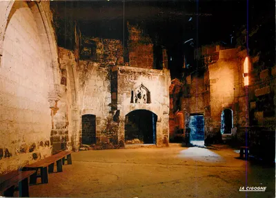 Zamek w Cognac — Sala z hełmem (XIII i XV w.) — La Cigogne