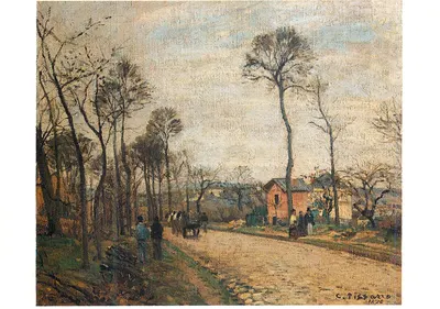A estrada de Louveciennes — 1870 — Museu de Orsay, Paris