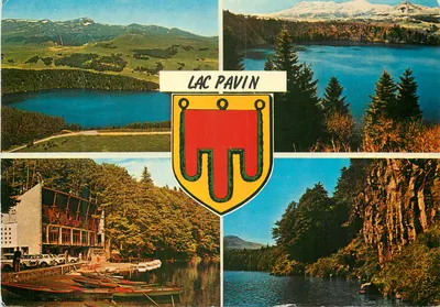 Jezioro Pavin — widok panoramiczny — Éditions du LYS