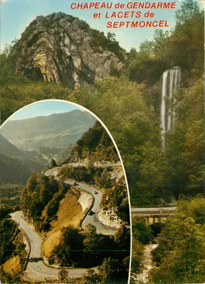 Chapéu do Guarda e Curvas de Septmoncel — Paisagens do Jura, ed. J. Cellard, n° U. 57665