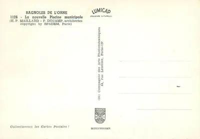 Bagnoles-de-l'Orne — De nieuwe gemeentelijke zwembad — Lumicap — Achterkant
