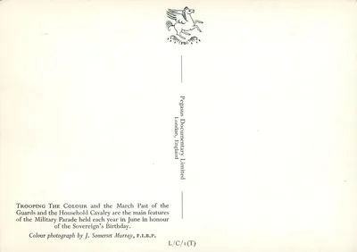 Trooping the Colour — Militarna paradę w Londynie — Pegasus Documentary Limited — Rewers