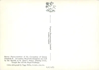 Royal Proclamation of the Coronation of Queen Elizabeth II — Charing Cross, London — Pegasus Documentary Limited — Rewers