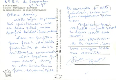Cavalière — Pramousquier — Wydawnictwo Florian Mistral — Rewers