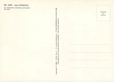 As margaridas — coleção particular — Jean Guenegan, Ref. 2308 — Verso