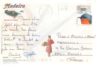 马德拉市场 — 丰沙尔市场 — Distribution Madeira, Lda. n° MR-6158 — 背面