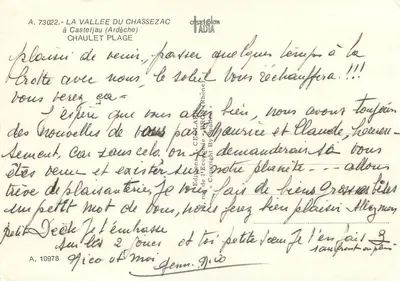 Praça Chaulet — Vale do Chassezac — Edições C.E.D.A.R.A. — Verso