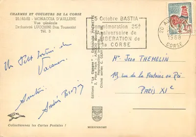 Monaccia d'Aullène — Vista generale — Edizioni Lucchini — Verso