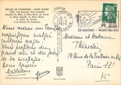 Wąwóz Chamonix - Mont Blanc — Ogólny widok — IRIS — Rewers
