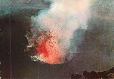 Erupção do vulcão Etna — Cratero Nordeste — Tecnofraf spa Palermo