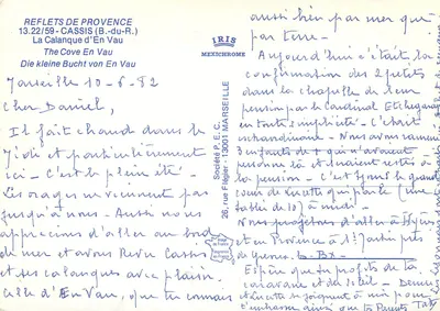 La Calanque d'En Vau — Prowansja — wydawca IRIS — Rewers