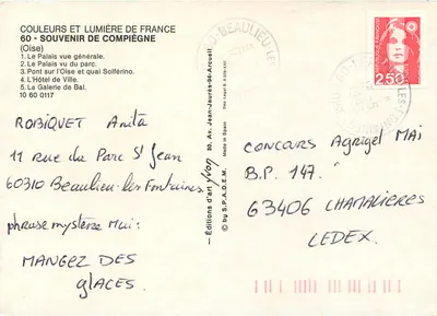Lembrança de Compiègne — Edições de Arte S.P.A.D.E.M. — n° 60 — Verso