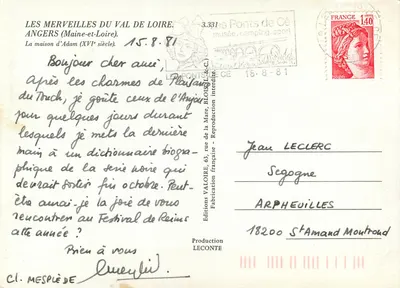 Angers — Dom Adama (XVI wiek) — Wydawnictwo VALORE — Rewers