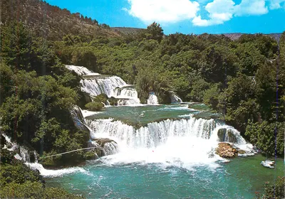 Cascata de Krke — Croácia — editor Vjesnik, n° 9174
