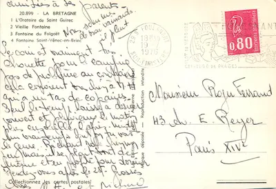 Fontes bretonas — 4 exemplos — Éditions Jean — Verso