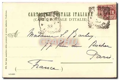 Nervi — Vista da Riviera — Editor Schmidt-Gstaub & Cie, Nervi — Verso