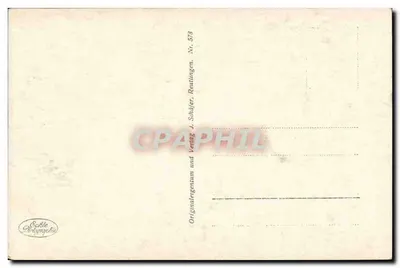 Górne Dolnośląskie Doliny — Strassentunnel przy Gutensteinie — Wydawca J. Schäfer, Reutlingen, nr 573 — Rewers