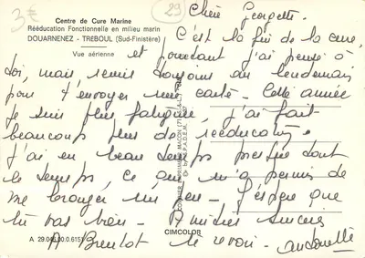 La Baie — Widok z powietrza — Centrum Kurortowe Douarnenez (Południowy Finistère) — Rewers