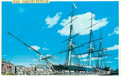 USS CONSTITUTION — Old Ironsides — Publicado por Bromley & Company, Inc. n° C31299