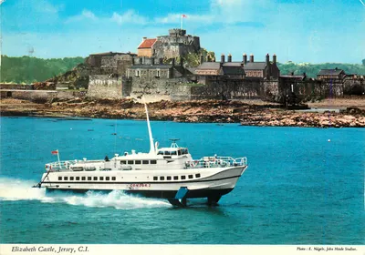Castelo de Elizabeth, Jersey, C.I. — Foto E. Nägele, John Hinde Studios — n° 2J50