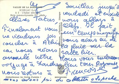 Souillac (Lot) — Igreja abacial romano-bizantina do século XII — Éditions Iris — Verso