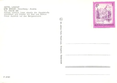 Hotel Lagant — Brand, Vorarlberg — editor Risch-Lau — Verso