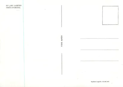 Laredo — widok panoramiczny — FOTO AUFER nr 1.001 — Rewers