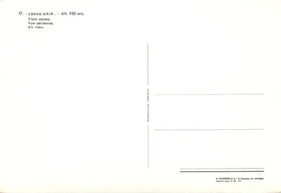 Larun-Gain — Vista aérea — H. Fournier, 19 - Vitoria — Verso