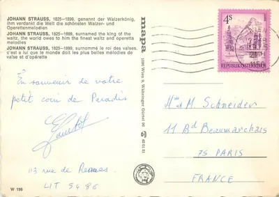 Johann Strauss — In memoriam — mapo, W 196 — Rewers