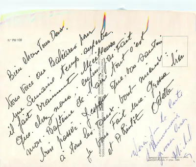 Palma de Mallorca — panoramiczny widok portu i katedry — Cerdant & Enríquez, N.º PM 108 — Rewers