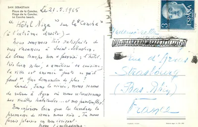 San Sebastián — Plaża La Concha — Fournier-Vitoria — Rewers