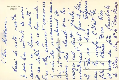 Bourth - Eure — Igreja — Edição Héraut, Belin — Verso