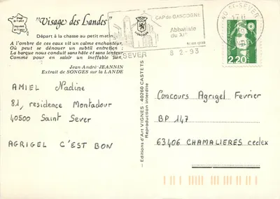 Lago nevado — Vignes — Edições d'Art Vignes — Verso