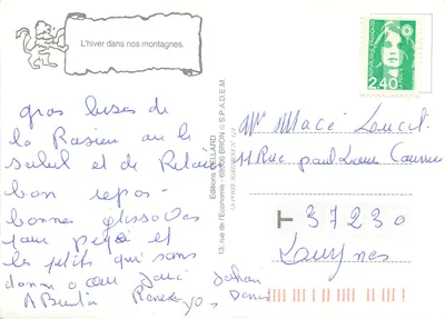 Neve nas nossas montanhas — Edições CELLARD, n° 121 — Verso