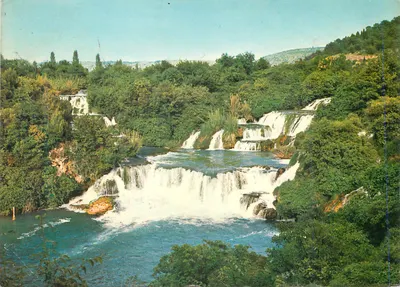 Cascata de Sibenik — Croácia — editor Sibenik, série 2117/4