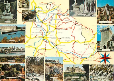 Carta regional do Vaucluse — Edições Magna, Lyon