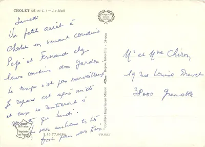 Cholet — Le Mail — Editor Cing — Reverso