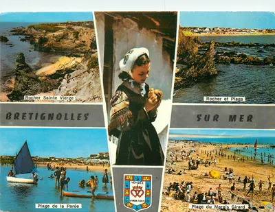 Bretignolles-sur-Mer — Rocher Sainte Vierge, Plage de la Parée, Plage du Marais Girard — Gaby