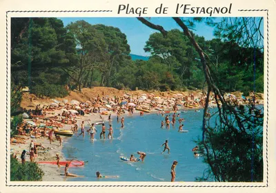 Praia do Estagnol — Costa Varoise, entre Bormes-les-Mimosas e La Londe — Edições S.E.P.T. n°79/156