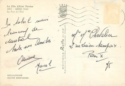 Port Niel — Côte d'Azur Varoise — Wydawnictwo Rella — Rewers