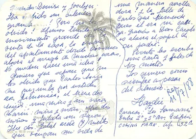 Playa de Arapiña — Editor: INTANA, n° 270728 — Verso