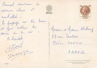 Viserba — Riviera Adriática — Editor Rima — Verso