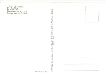 Cévennes — Le Crouzinal — SEPTETELLE Sari — Rewers