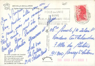 Igreja de Saint-Martin — noite — Élécé — Verso